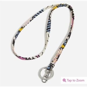 NWT Vera Bradley Factory Style Lanyard in Cotton
